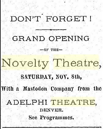 Novelty Theatre